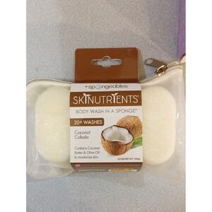 Spongeables Skinutrients Coconut COLADA
